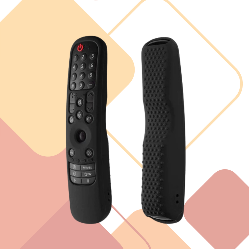 Capa Protetora Preta de Silicone para Controle LG Magic Remote – Alta Durabilidade e Ajuste Perfeito