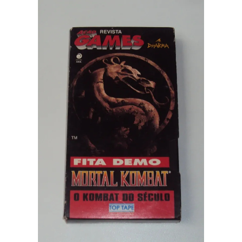 VHS - Mortal Kombat - Revista Ação Games - Usada