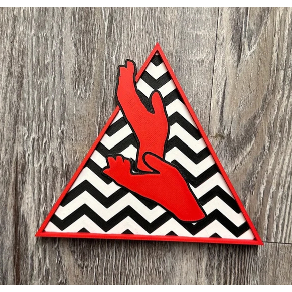 Placa Decorativa Twin Peaks Série 90s David Lynch Nostalgia