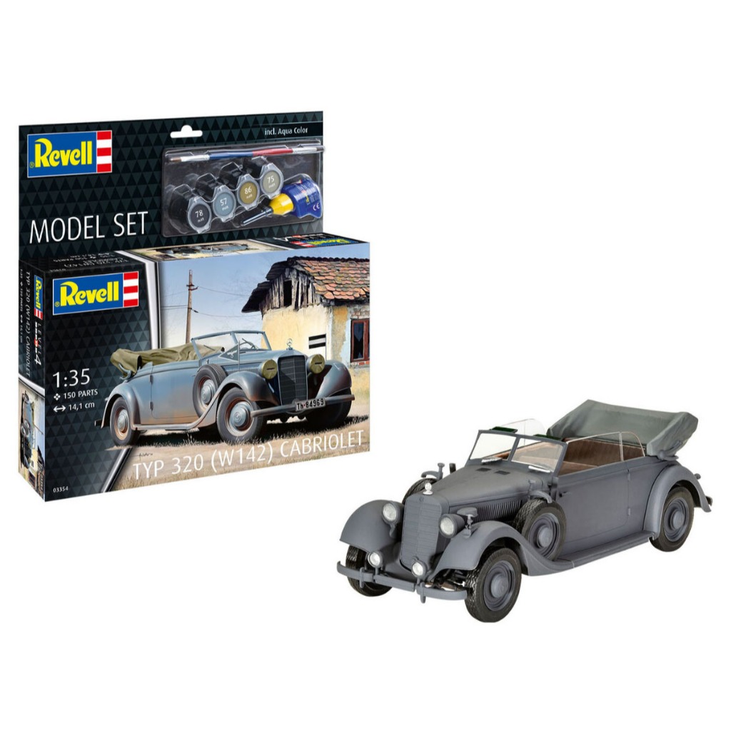 Model Set Type 320 (W142) Cabriolet - 1/35 - Revell 63354