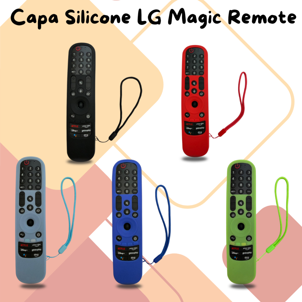 Capas de Silicone para Controle LG Magic Remote – Proteção Completa e Antiderrapante Varias Cores em Oferta na Shopee