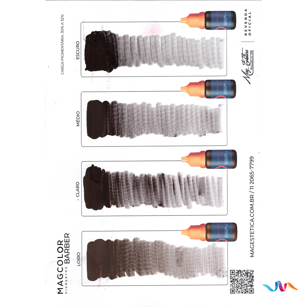 Pigmento Magcolor - Barber - 5ml - Loja Oficial Mag Estética - 4 Opções de Cores