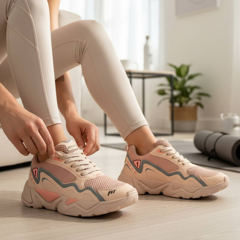Tênis Feminino Corrida Academia Caminhada Fitflow Envio Full