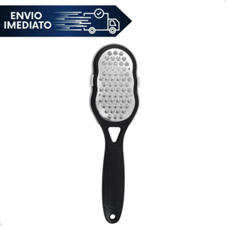 Removedor Ralador Profissional De Calos De Aço Esfoliador Pedicure Lixa De Pés Ferramentas De Pedicure Raspador Aço Inox em Oferta na Shopee