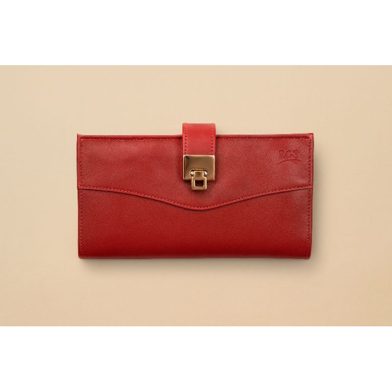 Carteira grande feminina em couro de qualidade