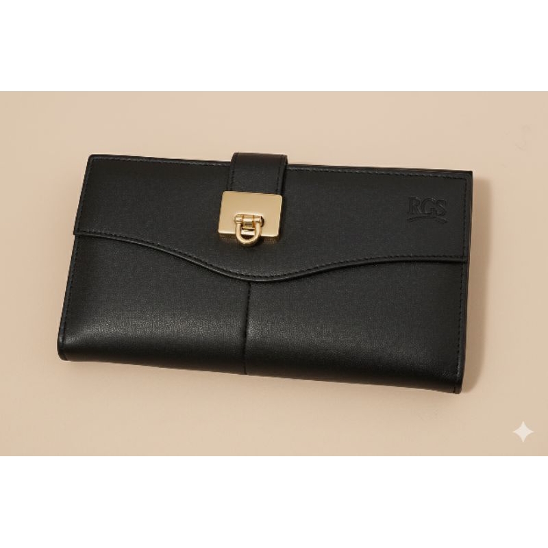 CARTEIRA FEMININA GRANDE EM COURO LEGITIMO