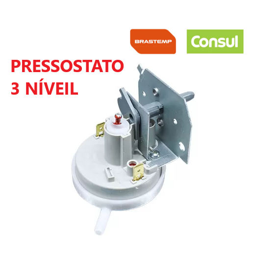 Pressostato Nível De Agua 3 Níveis Bwl11 Bwb08a W10315005 Emicol