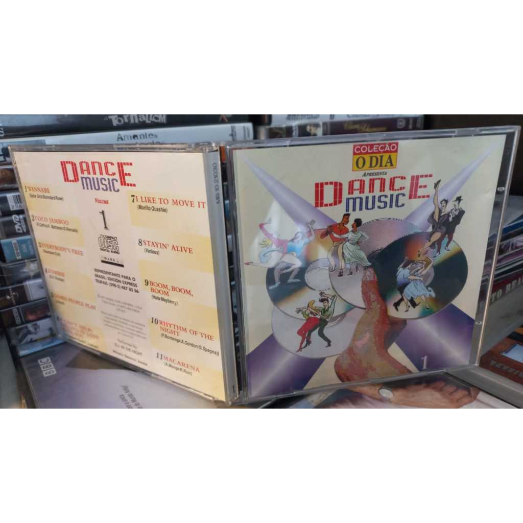 Cd Coleção O Dia Apresenta Dance Music -  By Dj In Ther Night 1997-vol 1- Wannabe coco jambo zombie stayin games play