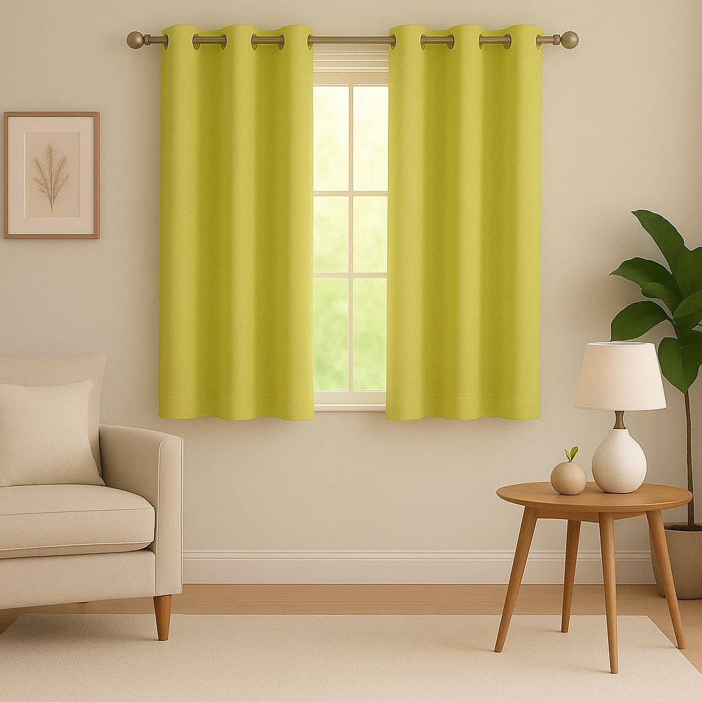 Cortina Oxford Completa Lisa c/ 8 Ilhós 1,70m x 1,45m De Janela – Várias Cores, Decoração Moderna. em Oferta na Shopee