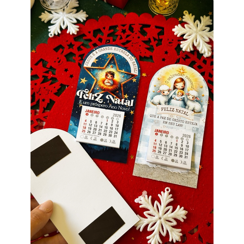 10-20-50 Calendário 2027 Natal mimo brinde fim de ano mini calendário — imagem 2 de 2