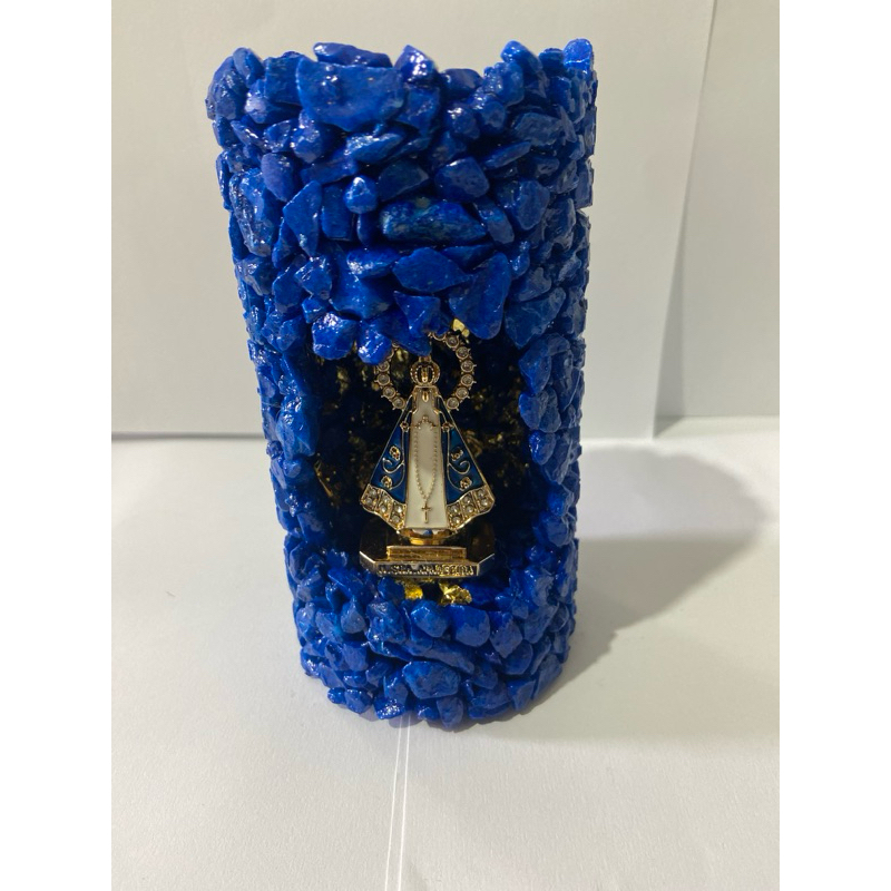 ✨ Vela de Gruta Artesanal ✨  Feita com muito carinho e dedicação, perfeita para decoração, oração e momentos de fé 🙏🤍