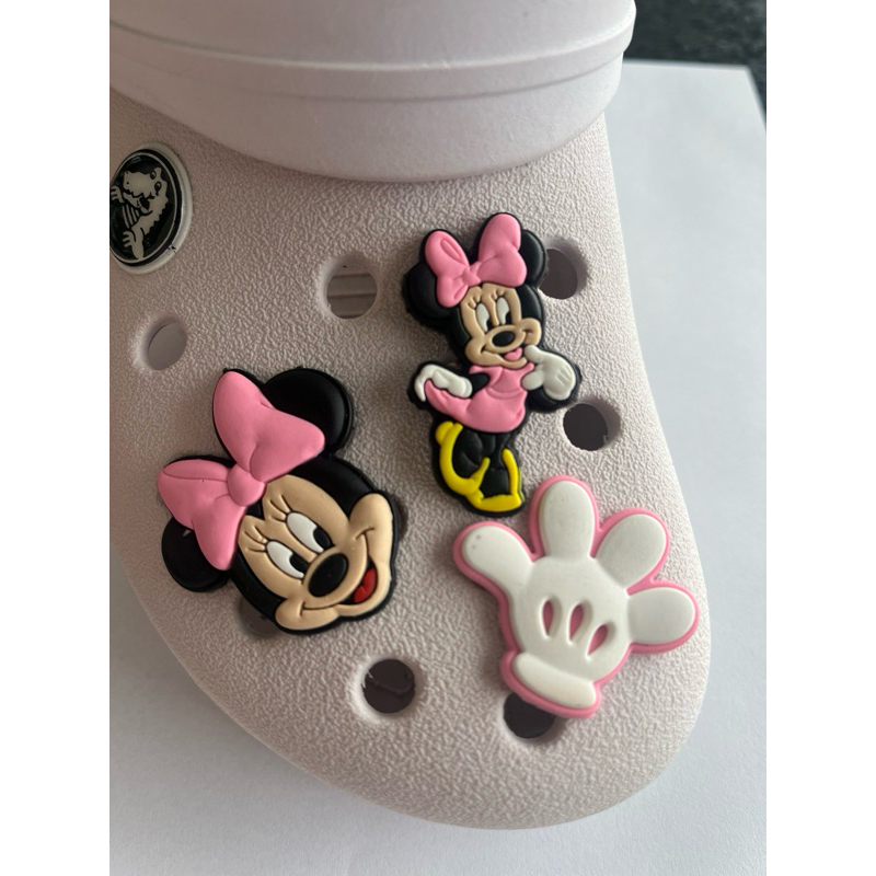 PIN PARA CALÇADOS FLOR E MINNIE PINK, 3 MODELOS CONFORME A FOTO DO ANUNCIO
