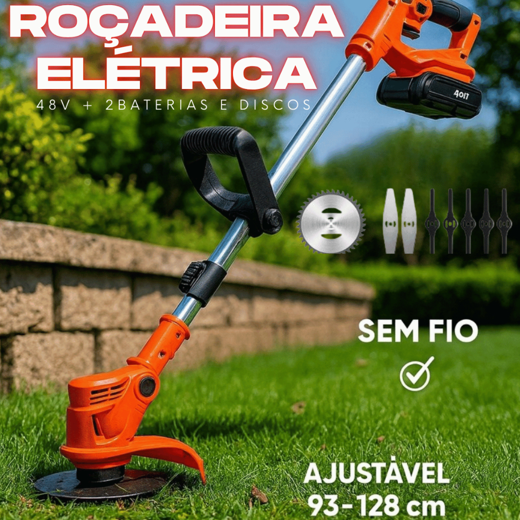 Aparador de Grama Sem Fio 48V
