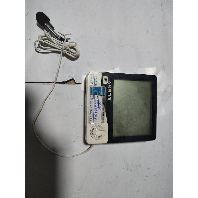 Higrômetro Digital Controle Preciso Temp Akrom Obs**