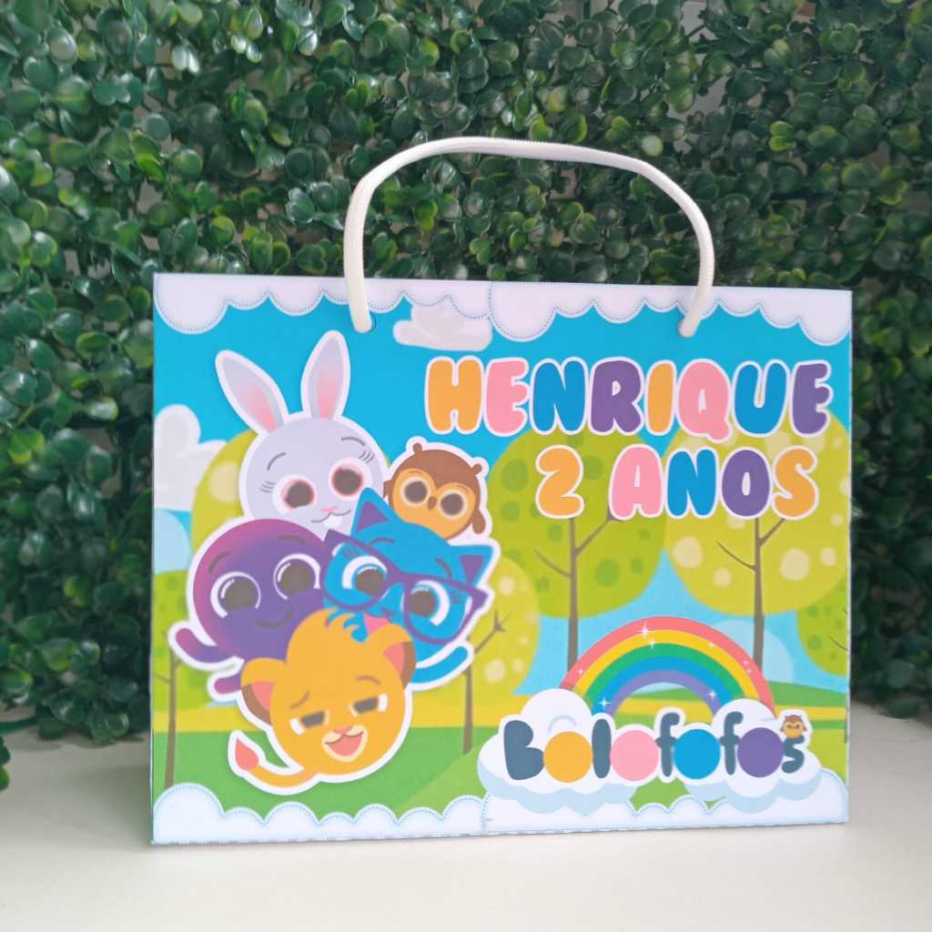 Sacolinha Personalizada Bolofofo Media Lembrancinha Personalizada Surpresa para Festa