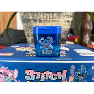 ✏️ Apontador de Lápis Stitch & Angel – 2 Furos | Com Depósito em Oferta na Shopee