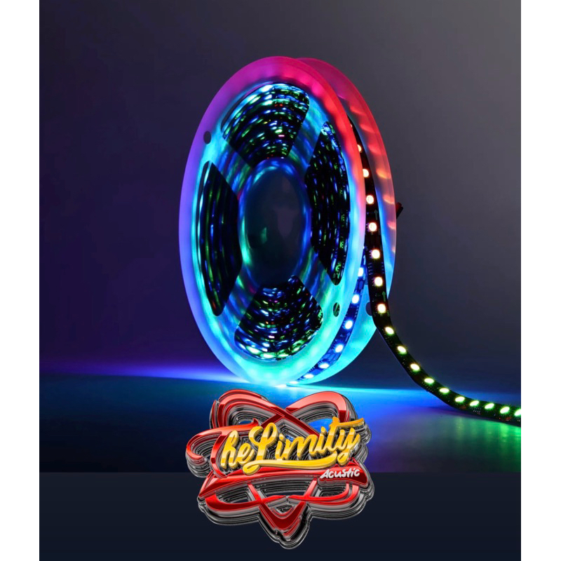Fita Led para som automotivo 5m 480 Leds 12v Digital Ip20 Rgb 4D