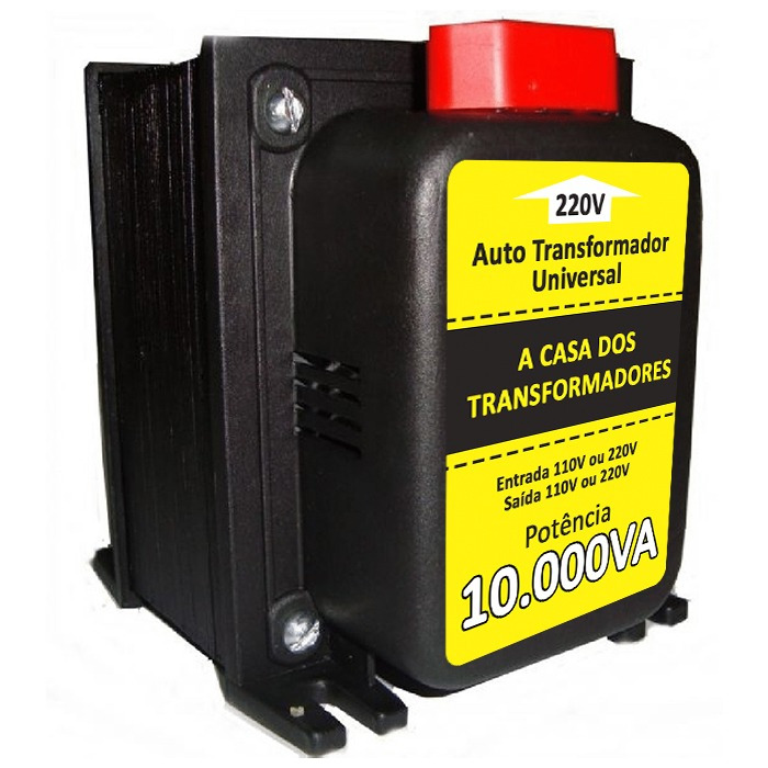 TRANSFORMADOR 10.000VA TOMADAS 110 PARA 220V PARA AR CONDICIONADO ATÉ  24000BTUS