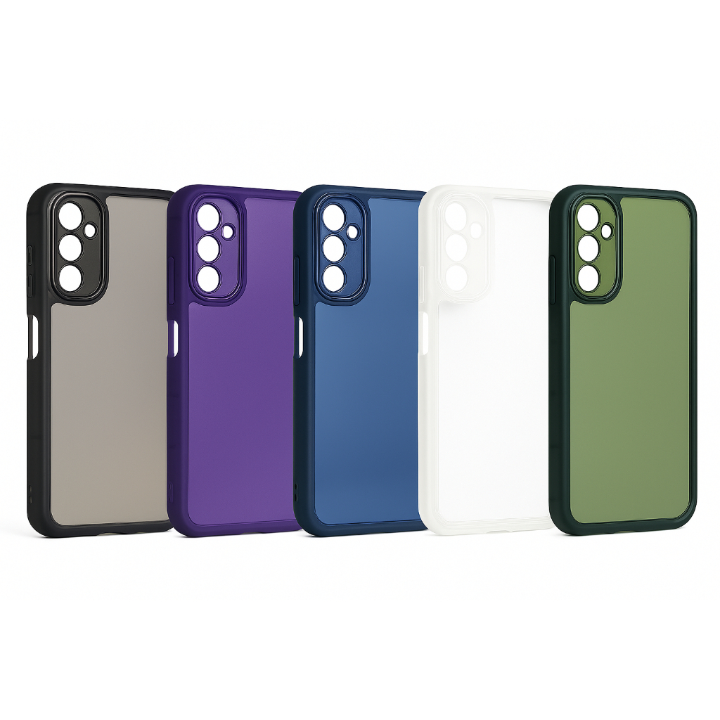 Capa De Celular Transparente Com Borda emborrachada Compatível S20 S21 S23 S24 S25 PLUS FE ULTRA