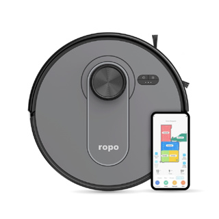 Robô Aspirador - Ropo Vision -  Aspira e passa pano, alto poder de sucção, bivolt, conexão com Alexa em Oferta na Shopee