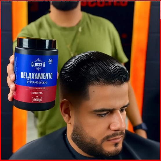 Alisante Classe A 500GR Relaxamento Premium Classe A à base de Hidróxido de Sódio Alisante Fio a Fio