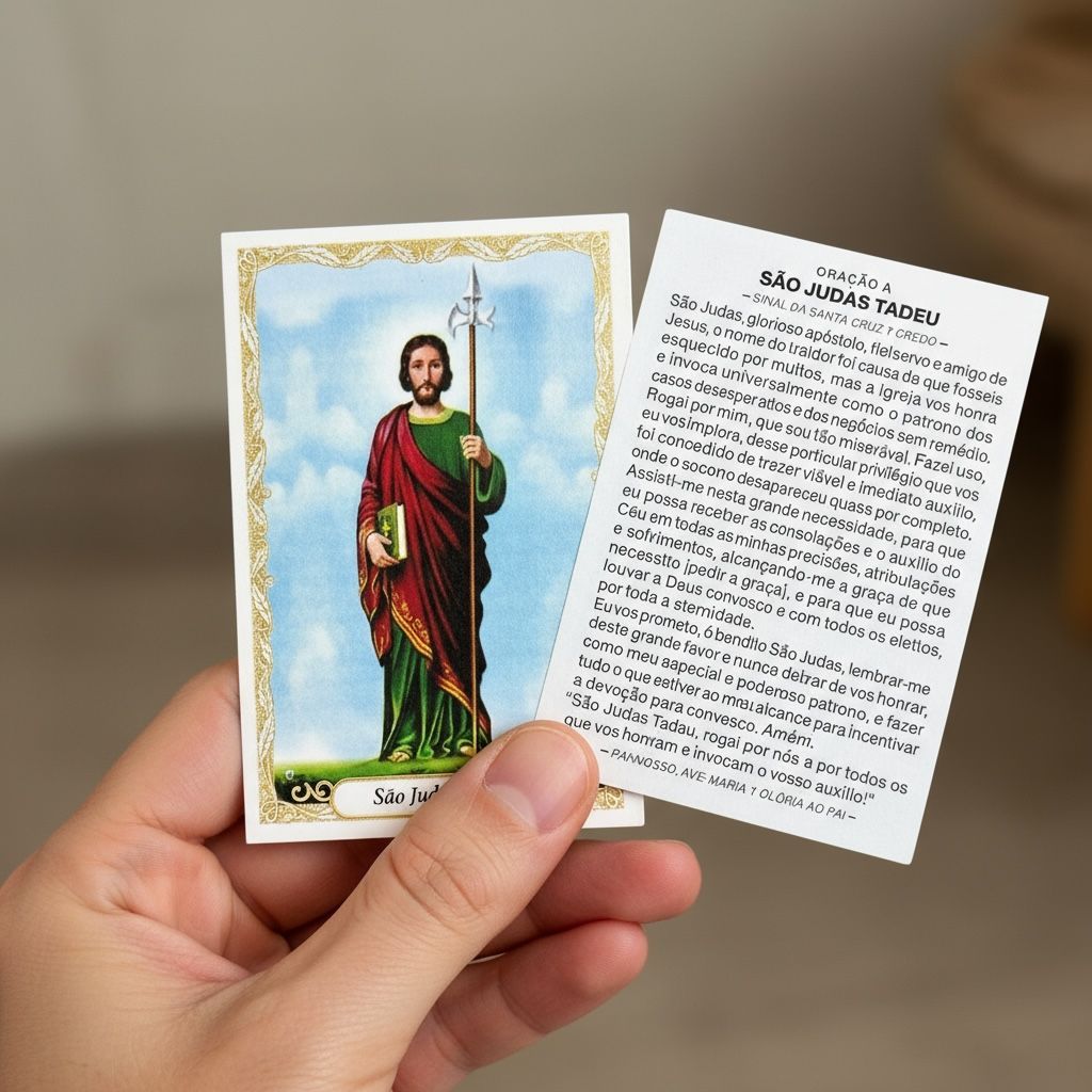 100 Santinho Folheto Oração São Judas Tadeu