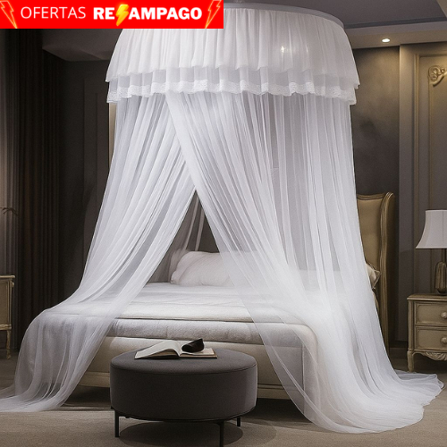 Mosquiteiro Gigante de Teto Casal Casal/King/Queen 14 metros com abertura lateral