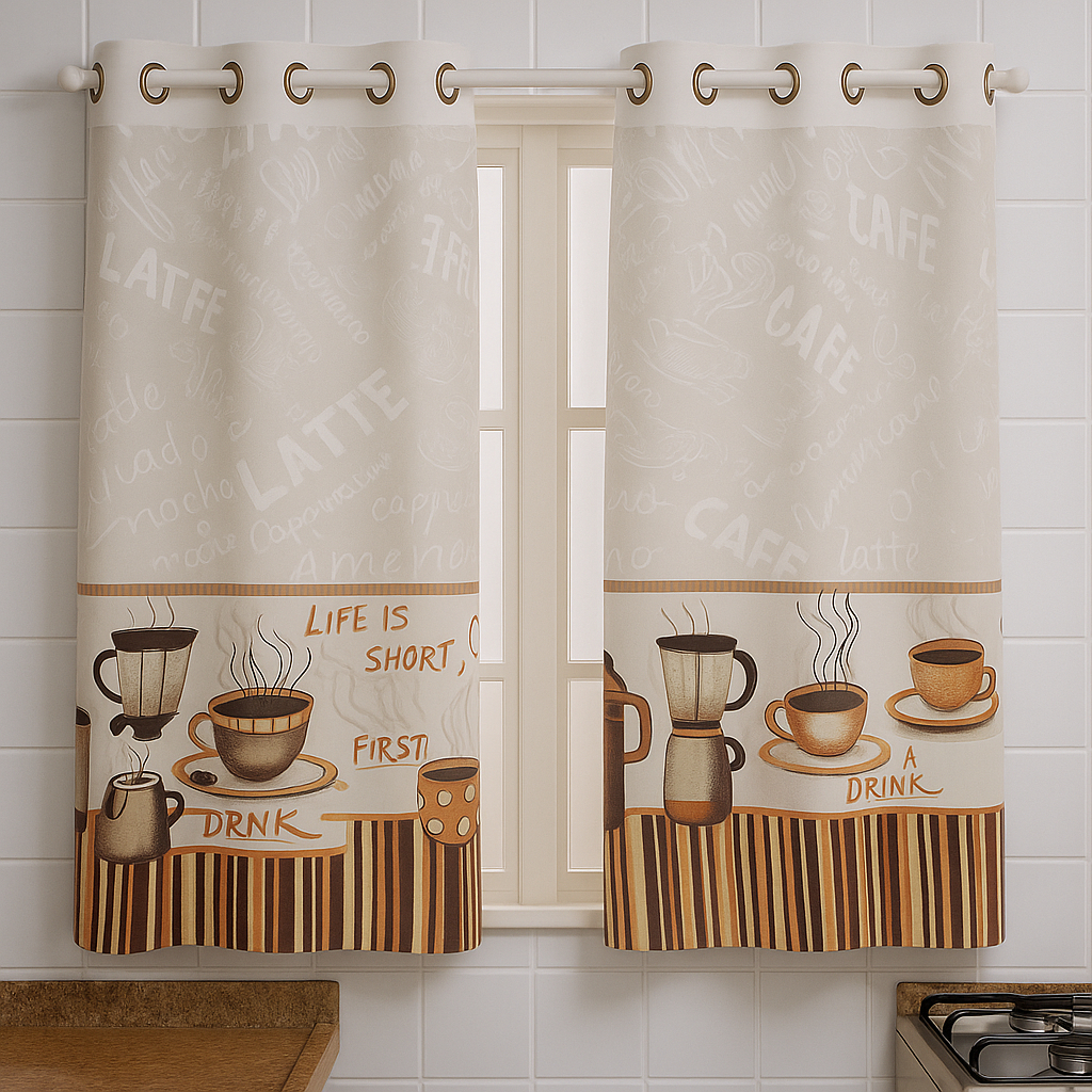 Cortina Estampada: Onde Comprar | BuscaProdutos