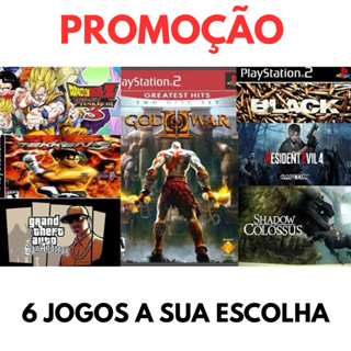 6 jogos ps2 a sua escolha informe no chat Playstation em Oferta na Shopee