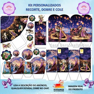 TEMA RAPUNZEL ENROLADOS LEMBRANCINHA COM OU SEM NOME 80/200 ITENS ENVIO IMEDIATO em Oferta na Shopee