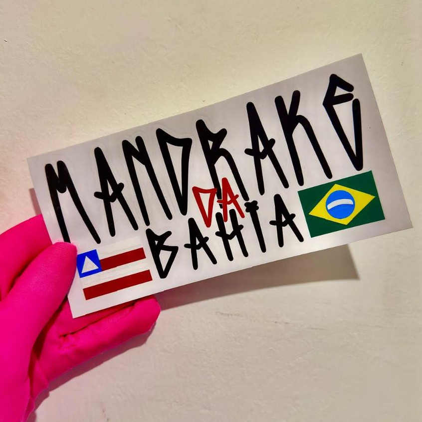 15x7cm - Adesivo - Mandrake da Bahia - sem fundo