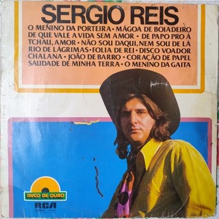 Disco de Vinil – “Sergio Reis – Disco de Ouro” | Colecionador | Clássicos Sertanejos