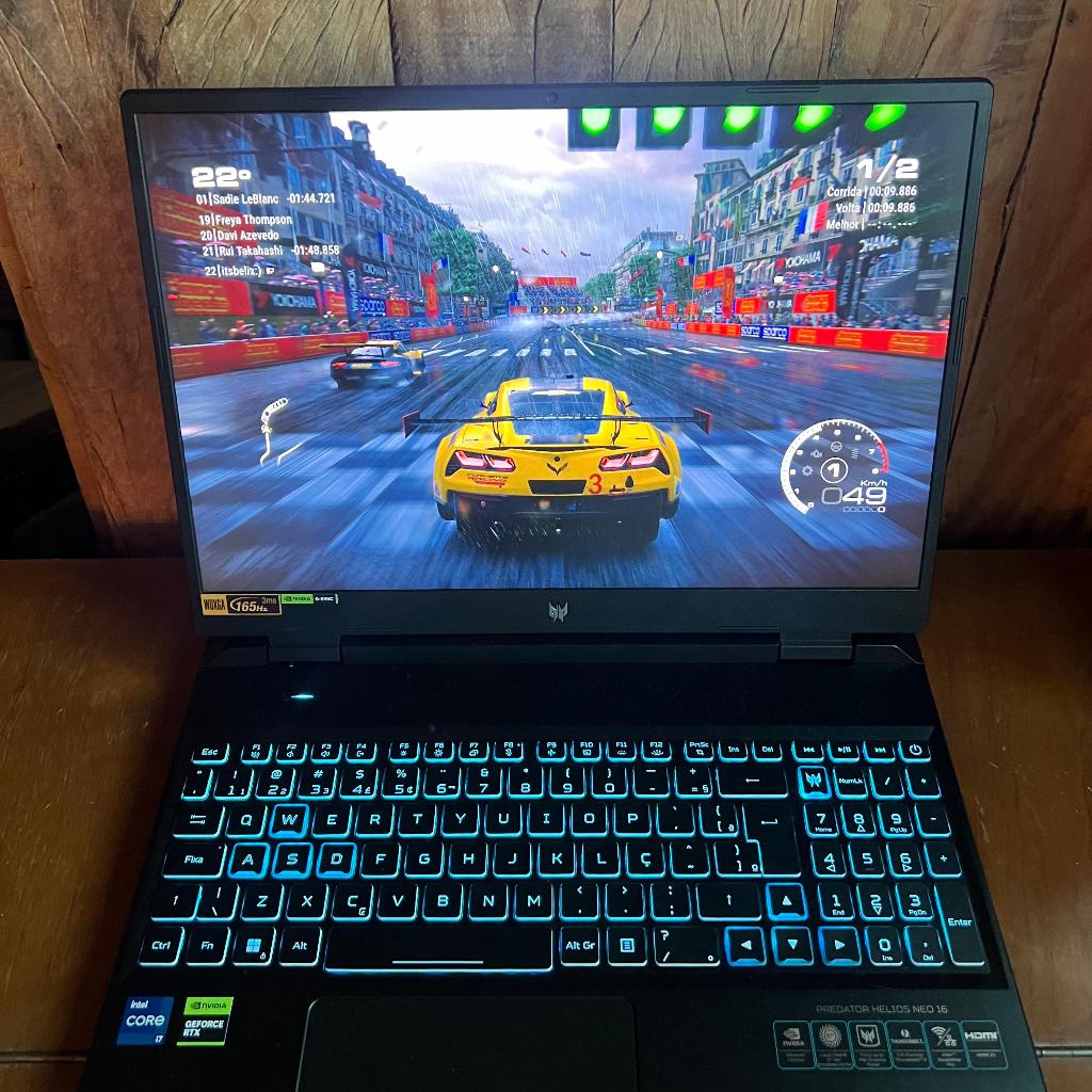 Notebook Gamer Rtx 4060 Predator Helios Neo 16 Acer I7 13650hx 16gb Ddr5 SSD Nvme 512gb Oficial Acer
