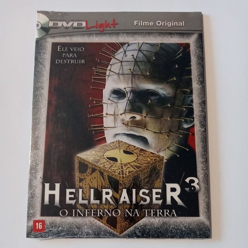 DVD HELLRAISER 3 O INFERNO NA TERRA / LACRADO