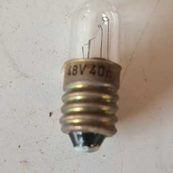 Kit 10 Lâmpadas Para Dial 4,8v 40ma Com Rosca Para Rádio Antigo Vintage Colecionador Radiola antiga