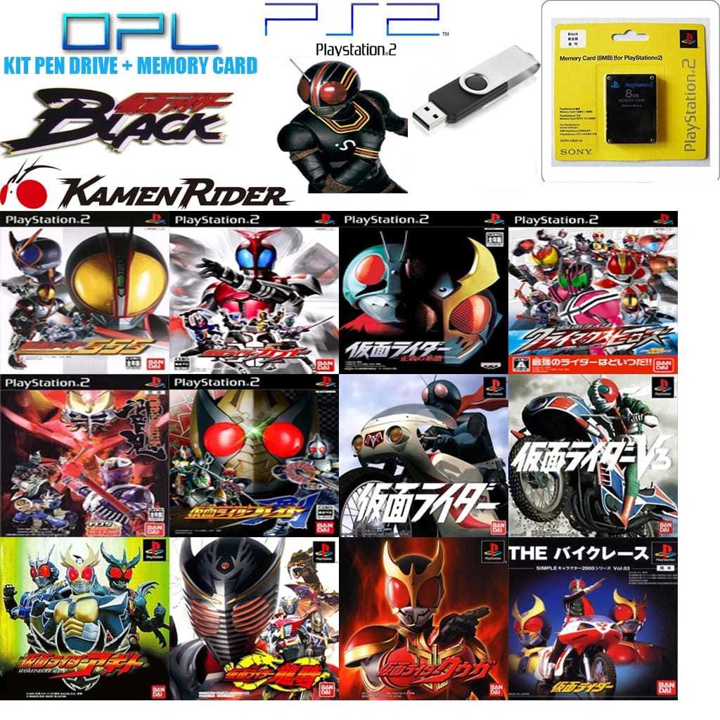 KAMEN RIDER - FULL PACK ( OPL ) PS 2.