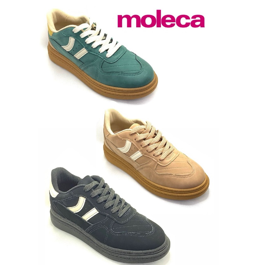Tênis Feminino Moleca 5816.101 Original Casual Nobuck Tunisia Versátil Confortável