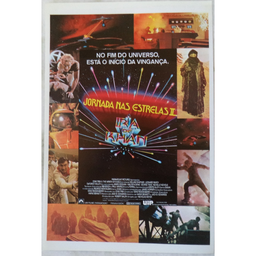 Cartazete/Sinopse do filme Jornada nas estrelas a ira de Khan - Leia descrição