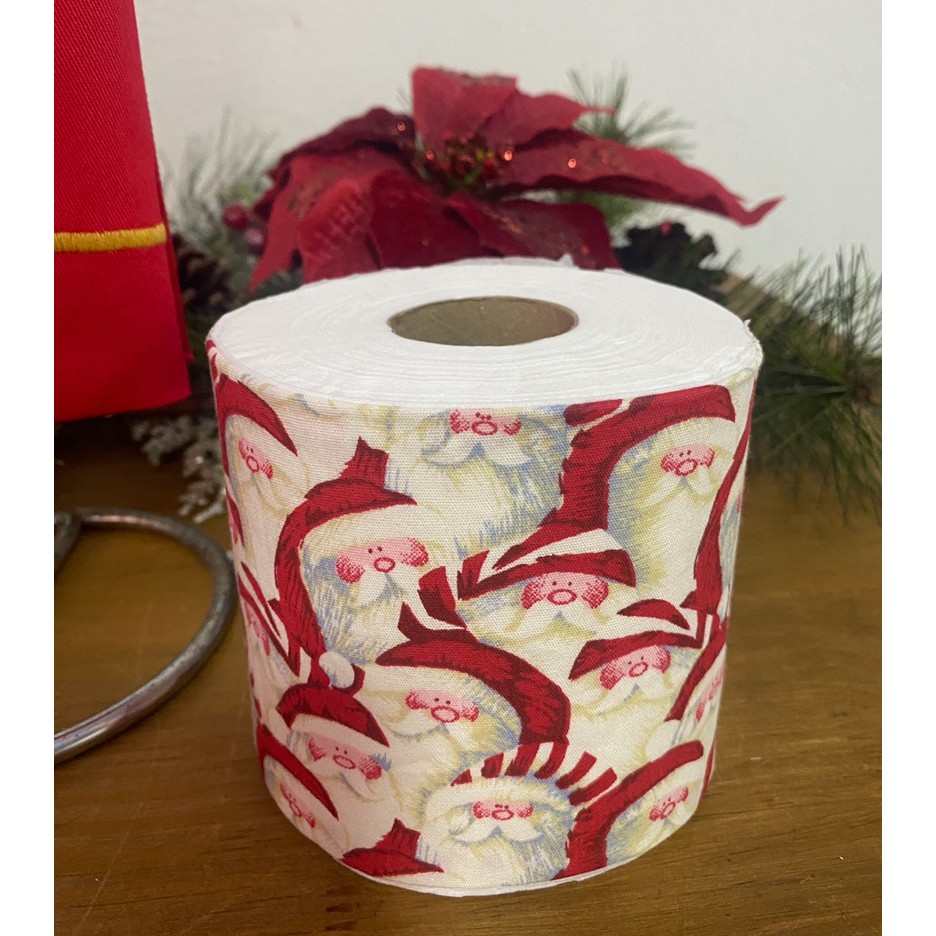 Porta Papel Higiênico Decorado para Lavabo NATAL