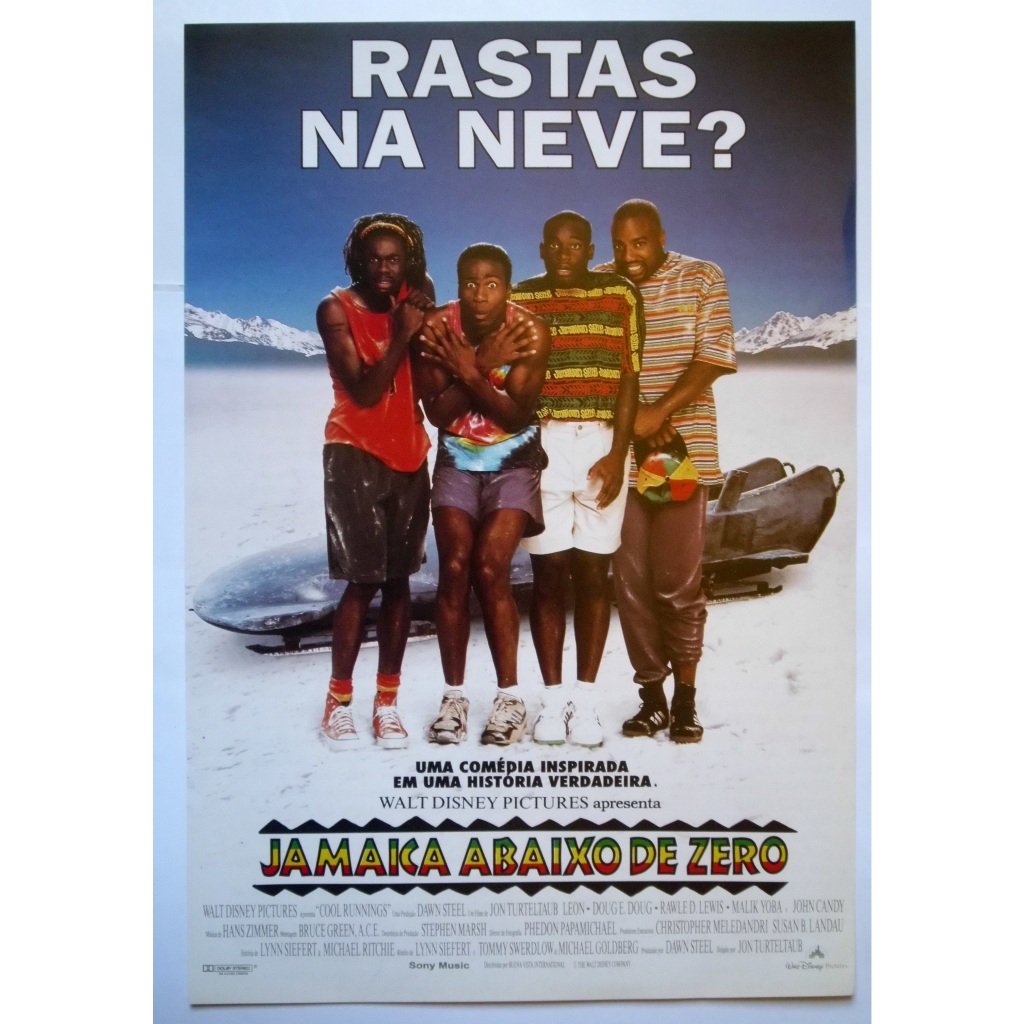 Cartazete/Sinopse do filme Jamaica abaixo de zero - Leia descrição