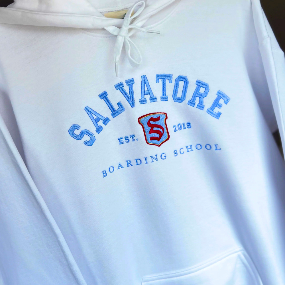 Moletom bordado The Vampire Diaries Salvatore School Unissex