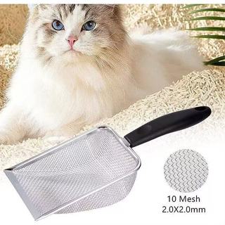 Pá Peneira de Areia Coletora Higiênica Pet Gato Cachorro Lagarto Aço Inox - Caixa de Areia em Oferta na Shopee