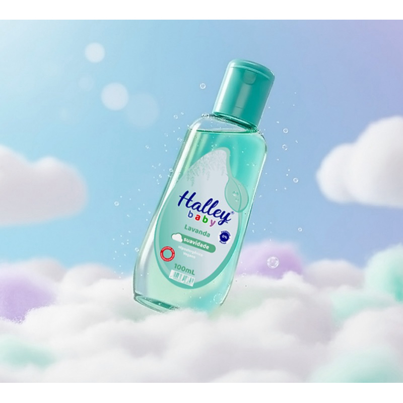1 FRASCO COLONIA INFANTIL LAVANDA SUAVIDADE Hipoalergênico Vegano Halley Baby 100 ml