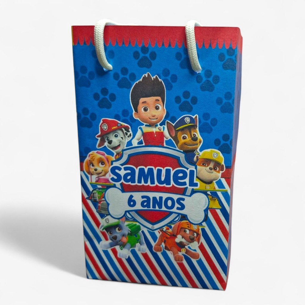 50 SACOLINHA PERSONALIZADA PATRULHA CANINA | PEGUE E MONTE | PERSONALIZADOS LEMBRANCINHAS SACOLINHA PATRULHA CANINA