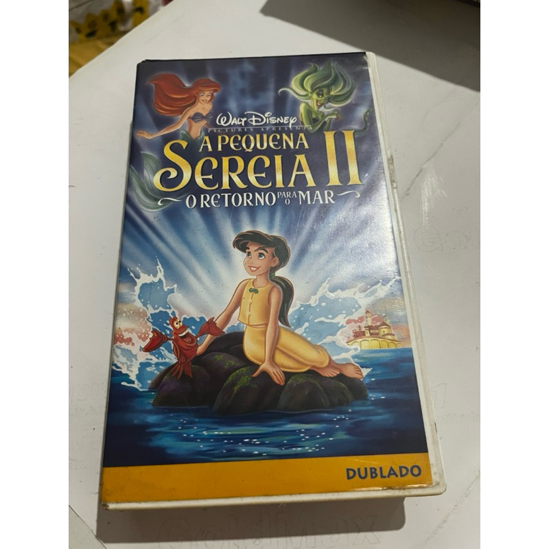 Fita VHS Walt Disney A Pequena Sereia II - ref:002