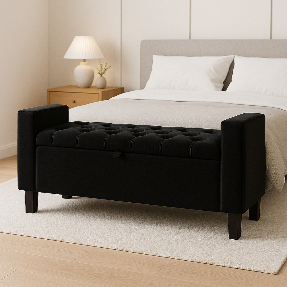 Sapateira Organizadora Puff Puf Bau Recamier Londres 110cm Veludo Inca Pes em Madeira Pistao a Gás em Oferta na Shopee