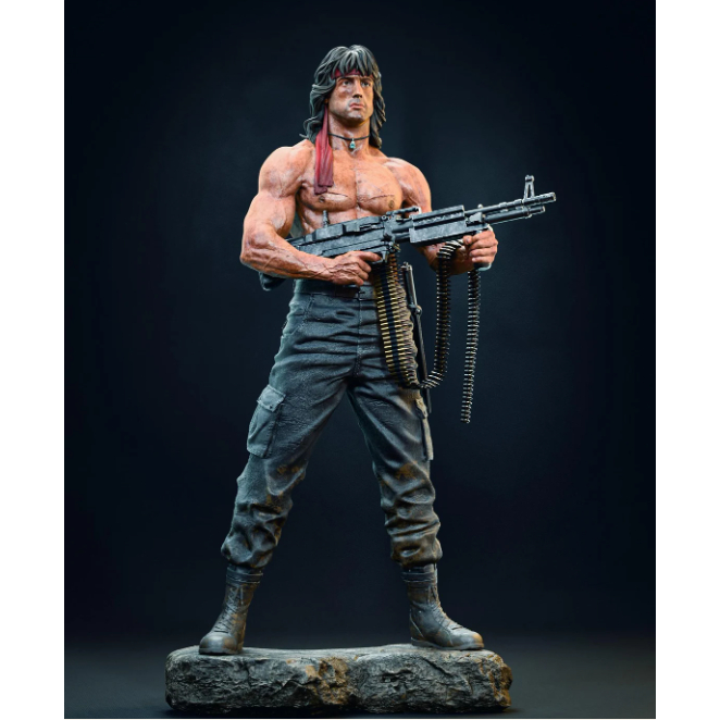 John Rambo Sylvester Stallone Action Figure Boneco