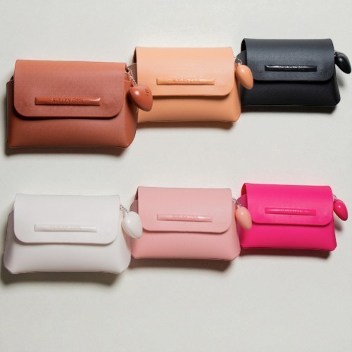 Bolsinha Suellen Pequena Feminina com Coração | Clutch e Porta Maquiagem Usebemstore