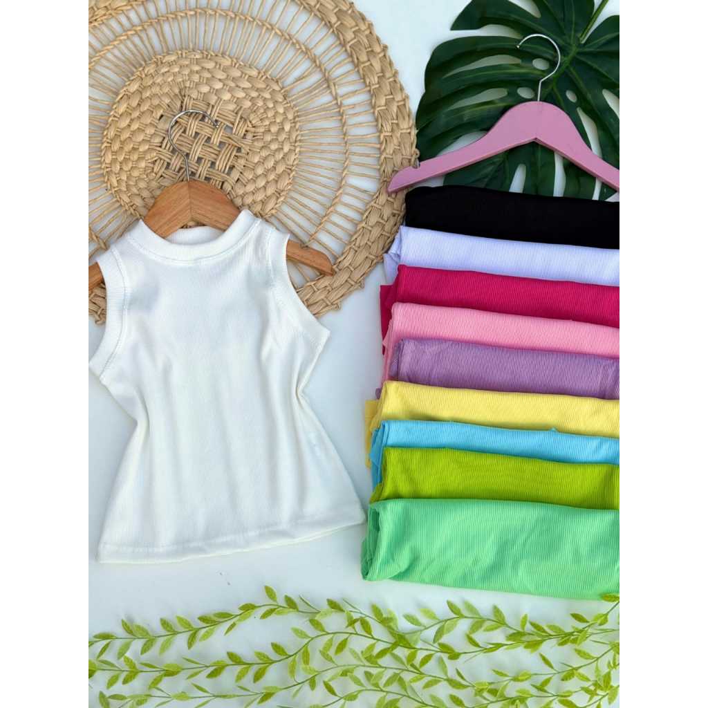 regata basica tamanho feita em tecido ribana premium em Oferta na Shopee