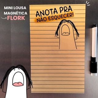 Lousa de Geladeira Magnética Divertido Lista de Compras Recados 12x19,5 cm Lembretes em Oferta na Shopee